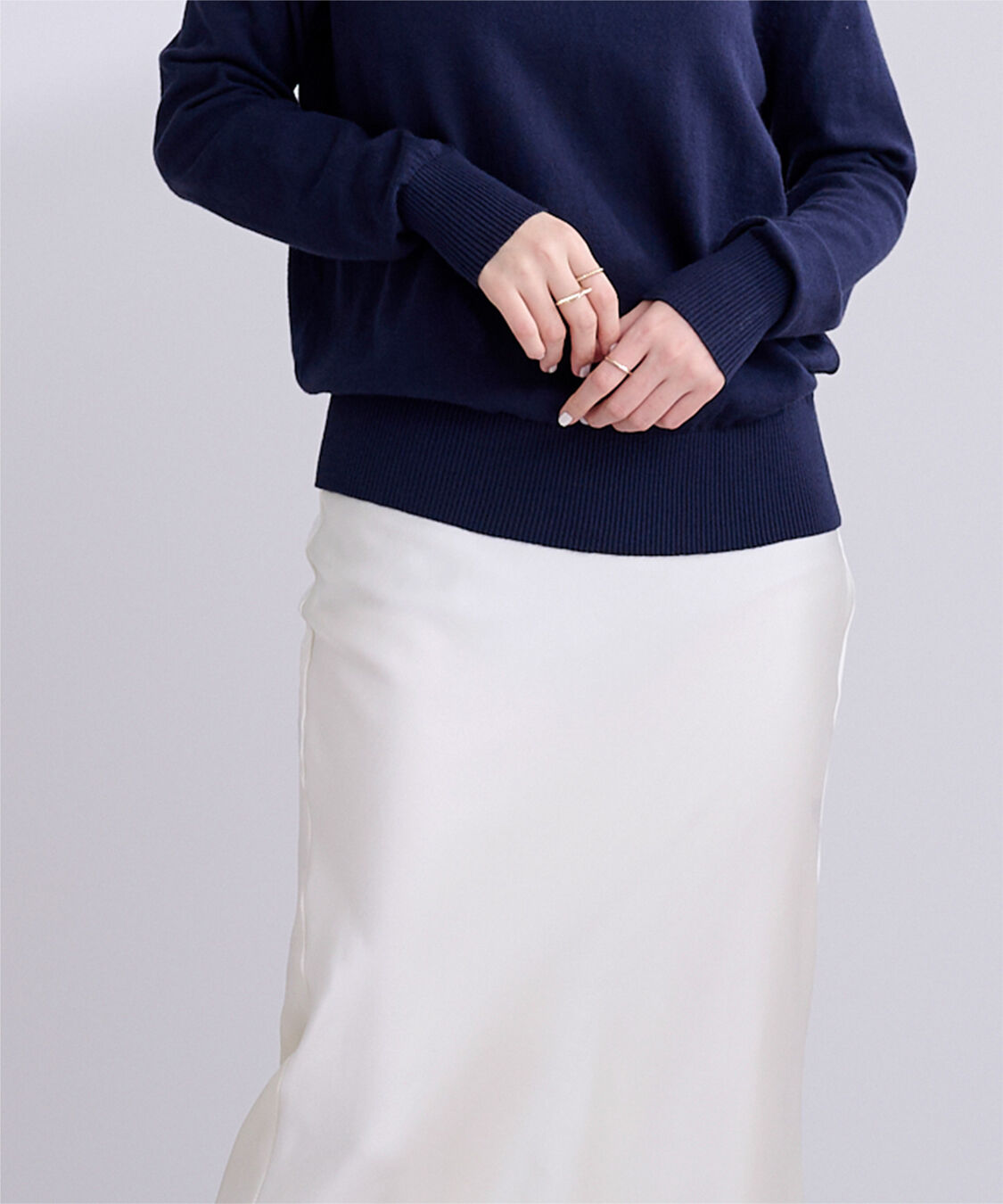 ur's「サテンマーメイドマキシスカート」|スカート|