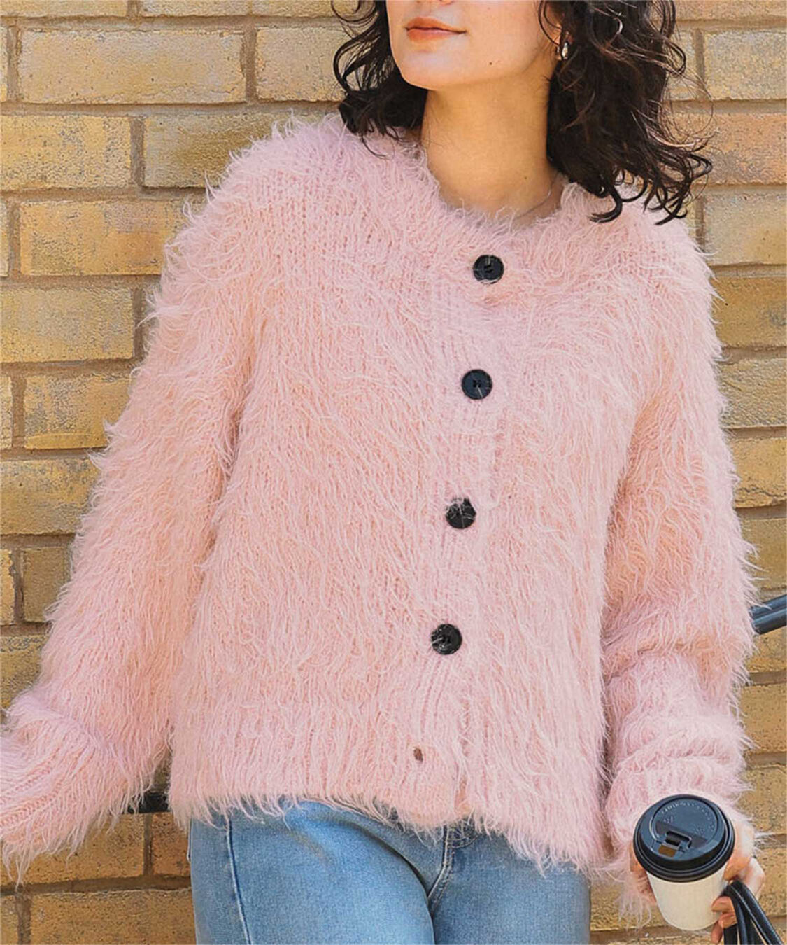 titivate「ふわふわ毛ガキニットカーディガン」|ニット・セーター|