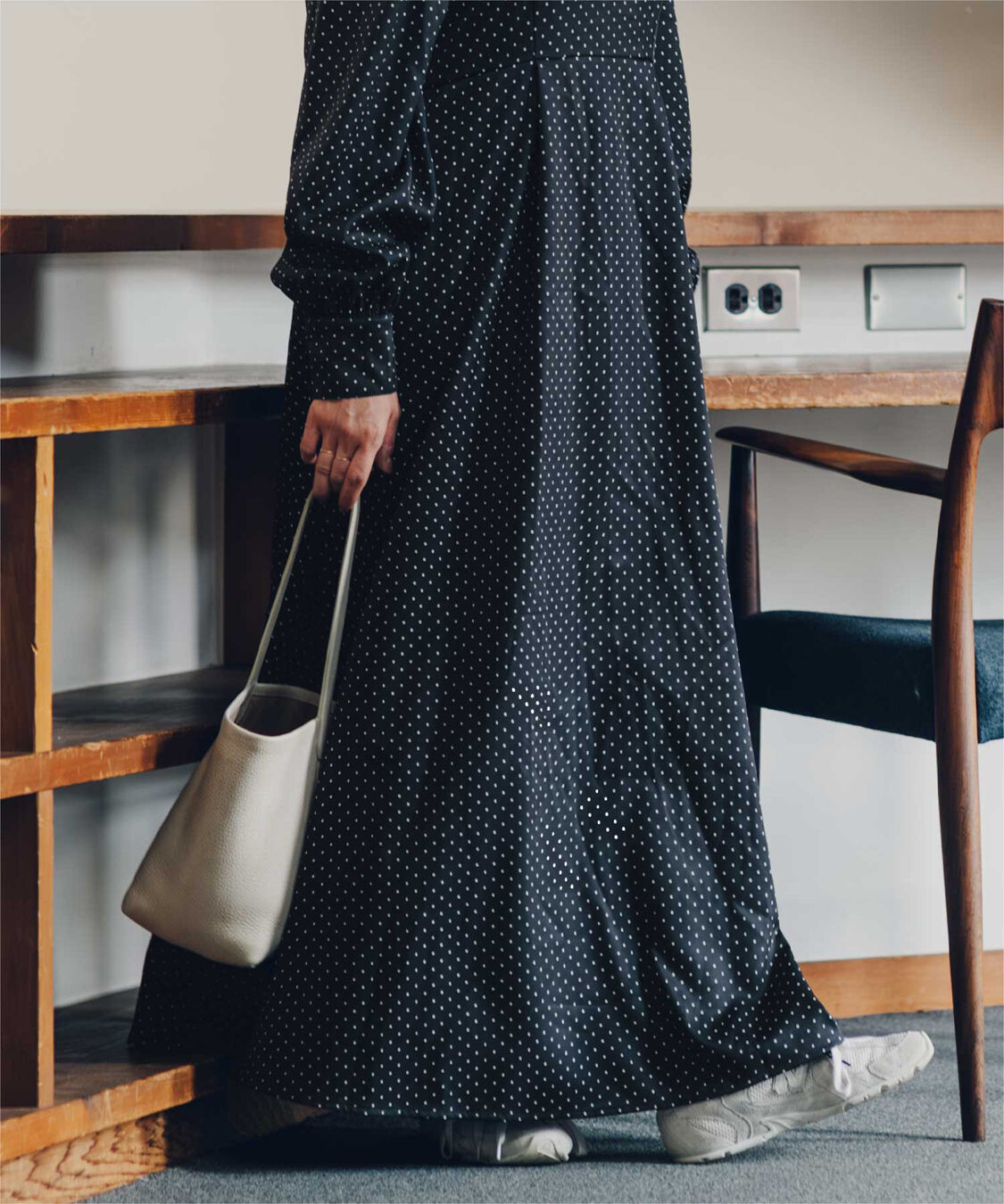 titivate「【高山直子さんコラボアイテム】ボリュームギャザースリーブフレアワンピース」|ワンピース|