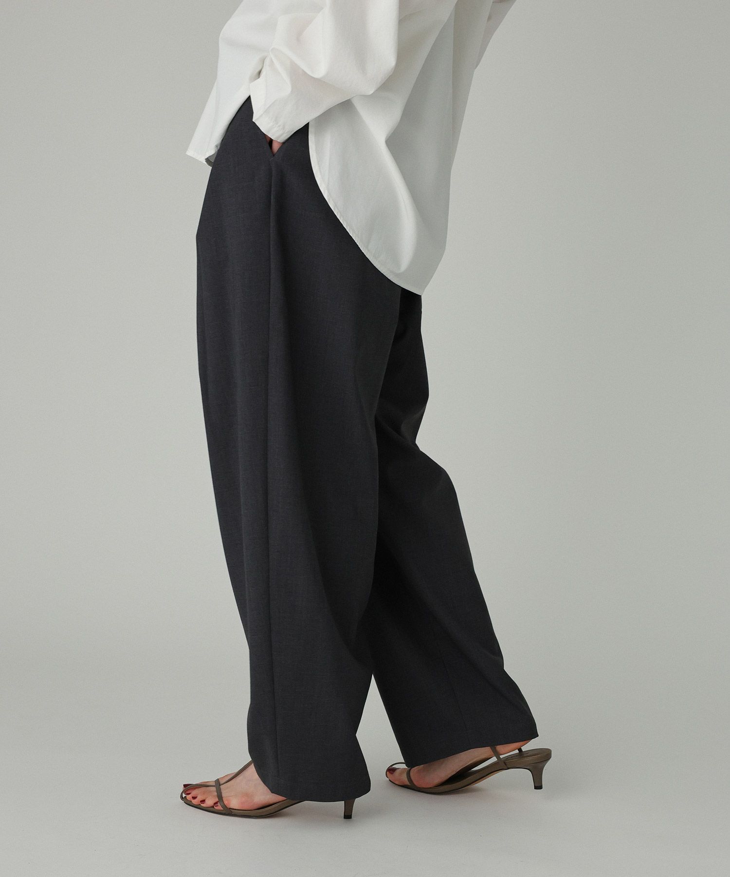 BABYLONE「T/Wストレッチトロタックパンツ」|その他|