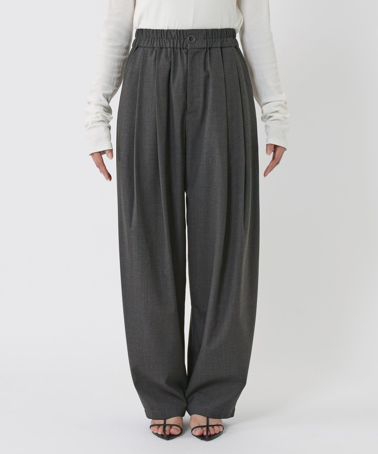 BABYLONE「T/Wストレッチトロタックパンツ」|その他|