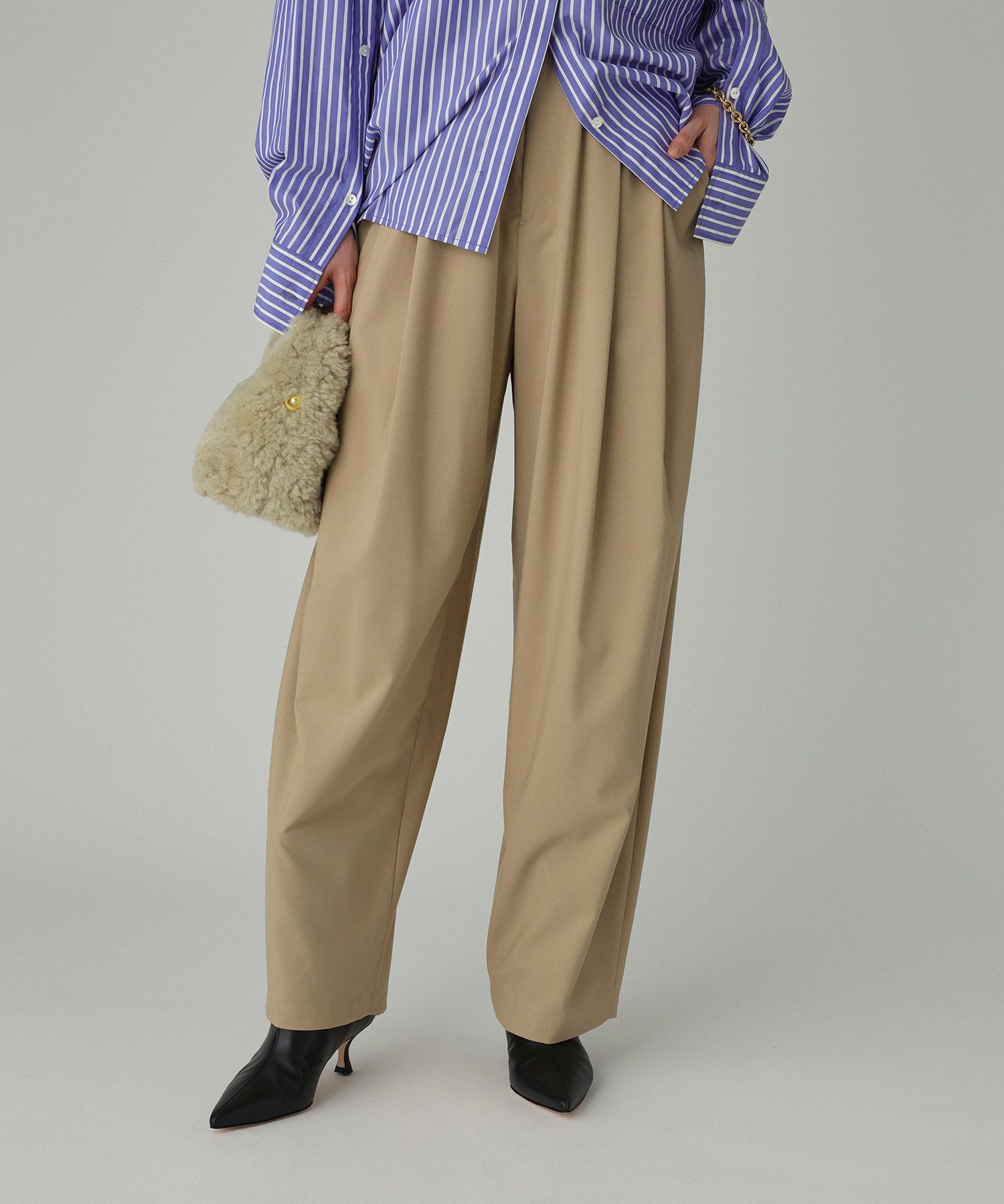 BABYLONE「T/Wストレッチトロタックパンツ」|その他|ﾍﾞｰｼﾞｭ