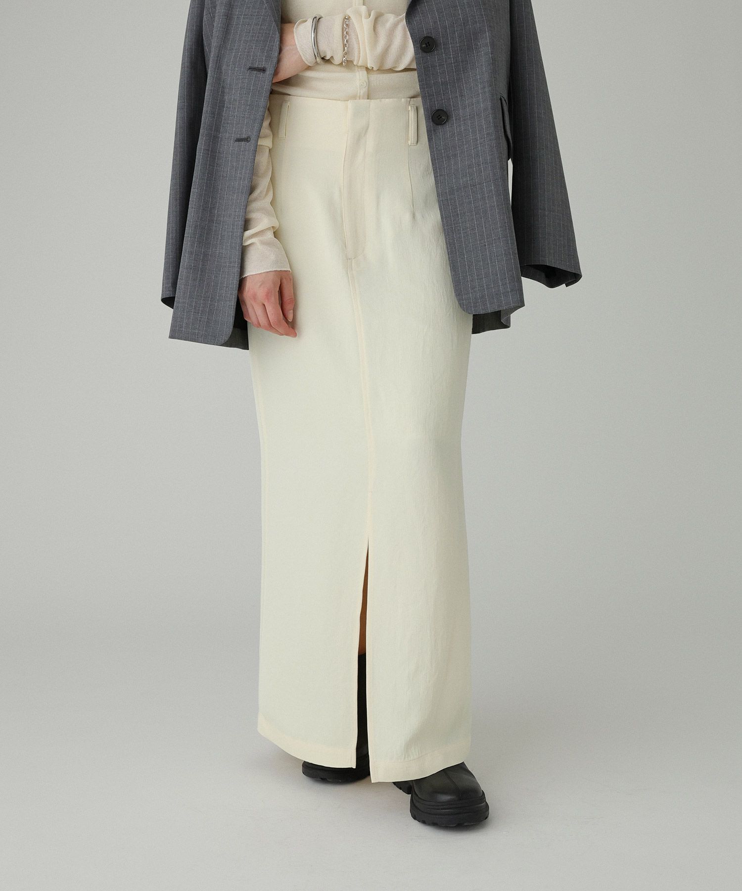 BABYLONE「アセテートメローIラインスカート」|スカート|ｱｲﾎﾞﾘｰ