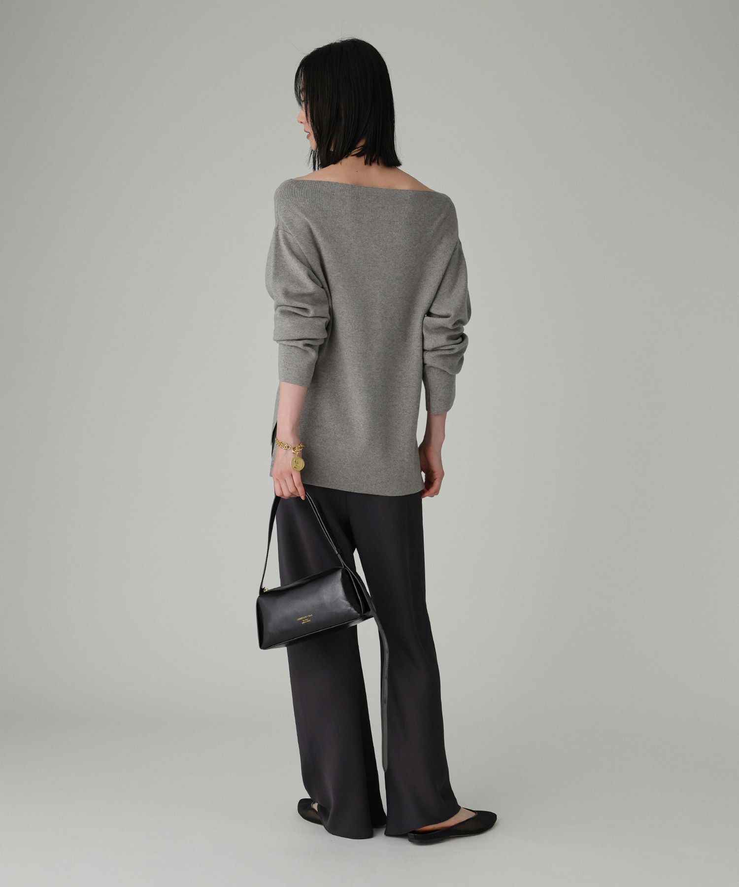 BABYLONE「オフショルハイゲージプルオーバー」|ニット・セーター|