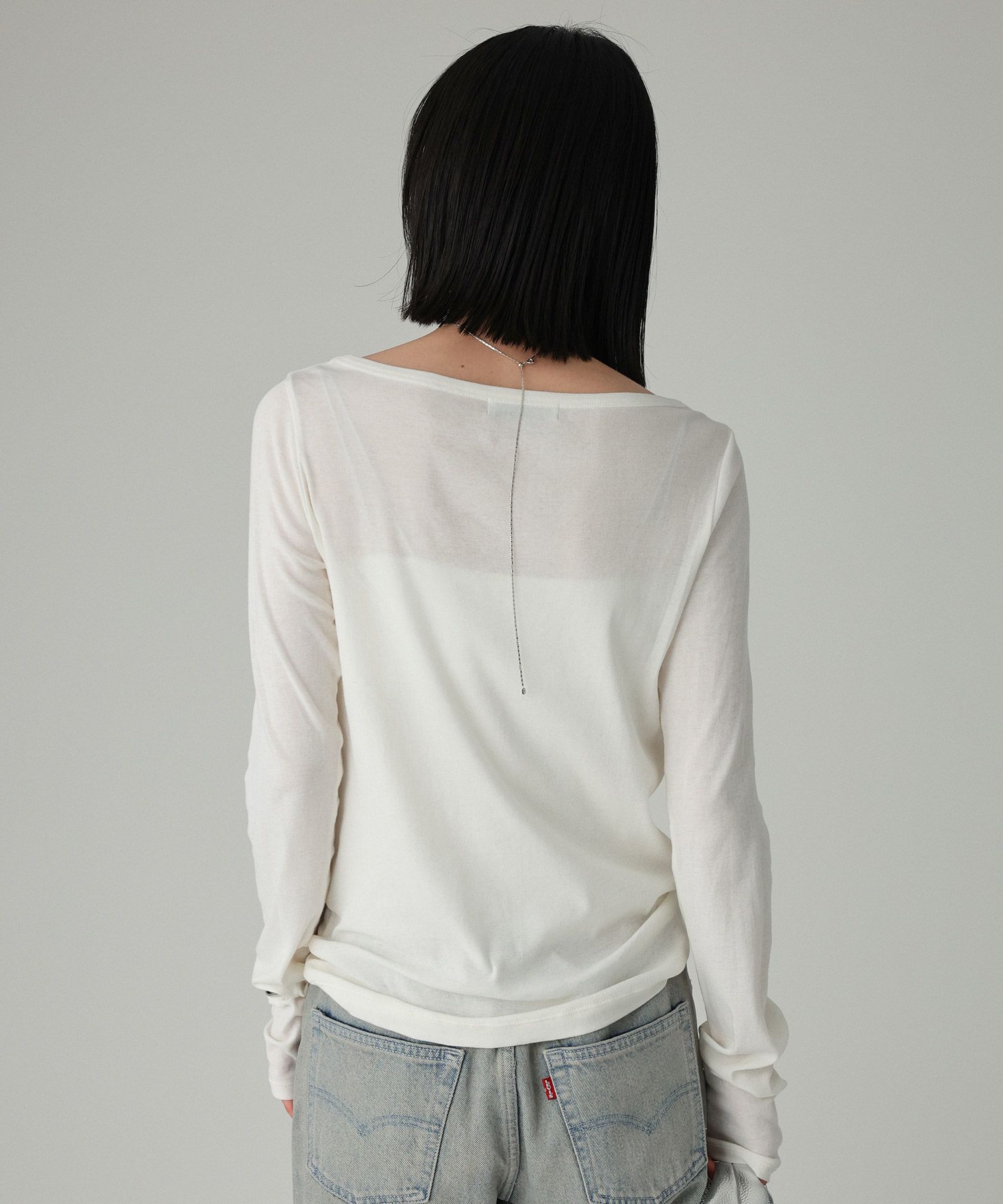 BABYLONE「シアーツイストフライスクルーカットソー」|Tシャツ・カットソー|