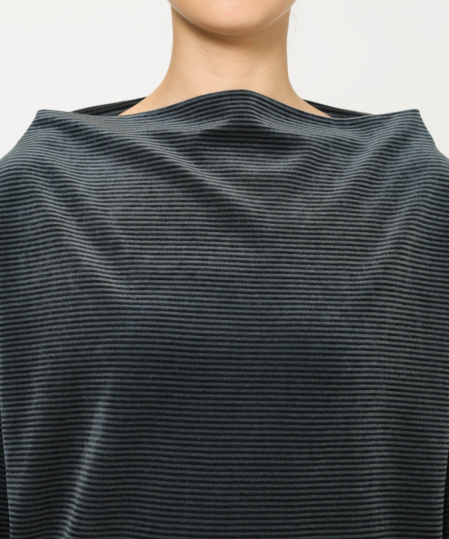 BABYLONE「【洗濯可】ベロアドレーププルオーバー」|Tシャツ・カットソー|