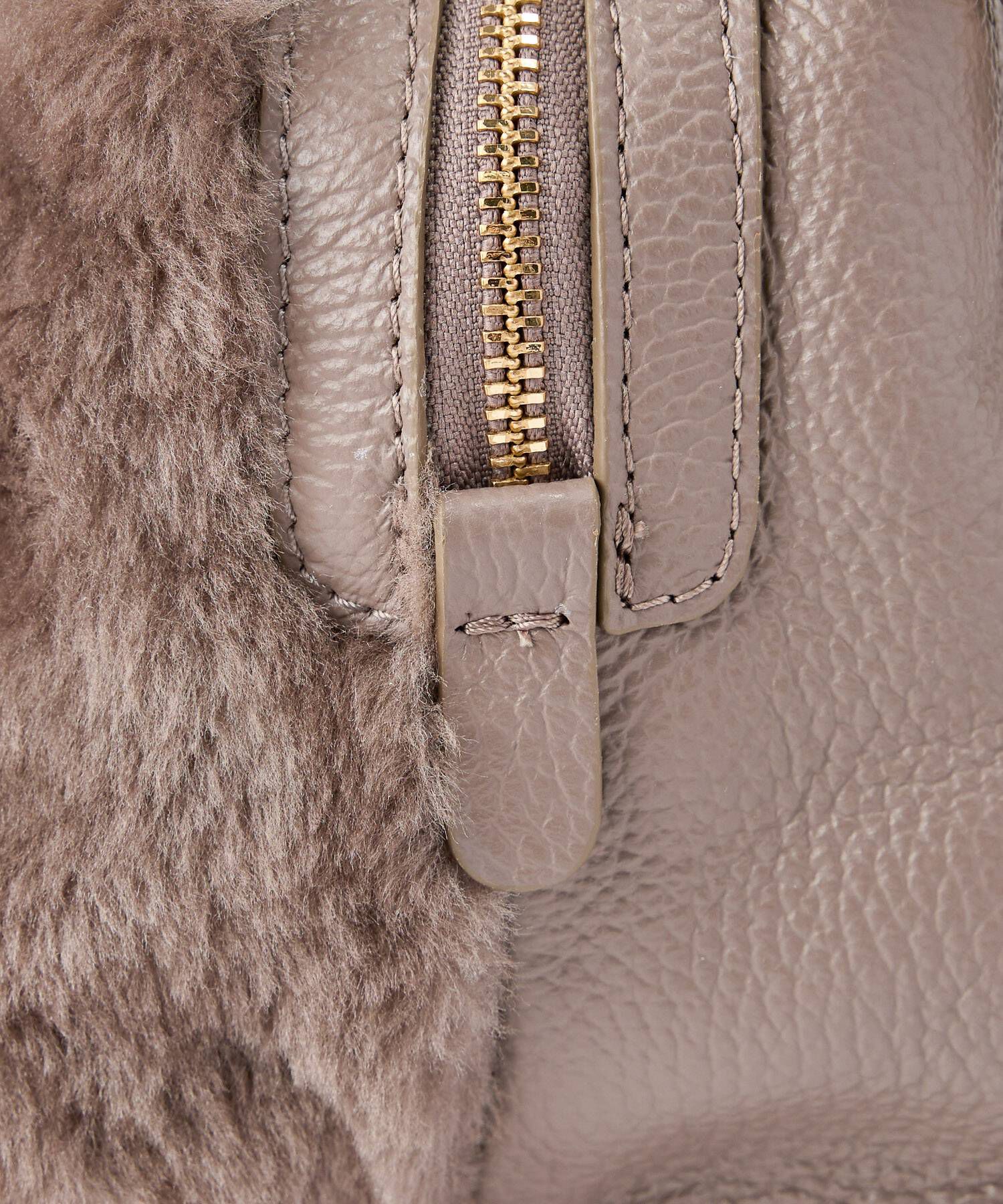  「【RIPANI】ムートンレザーBAG」|ハンドバッグ|