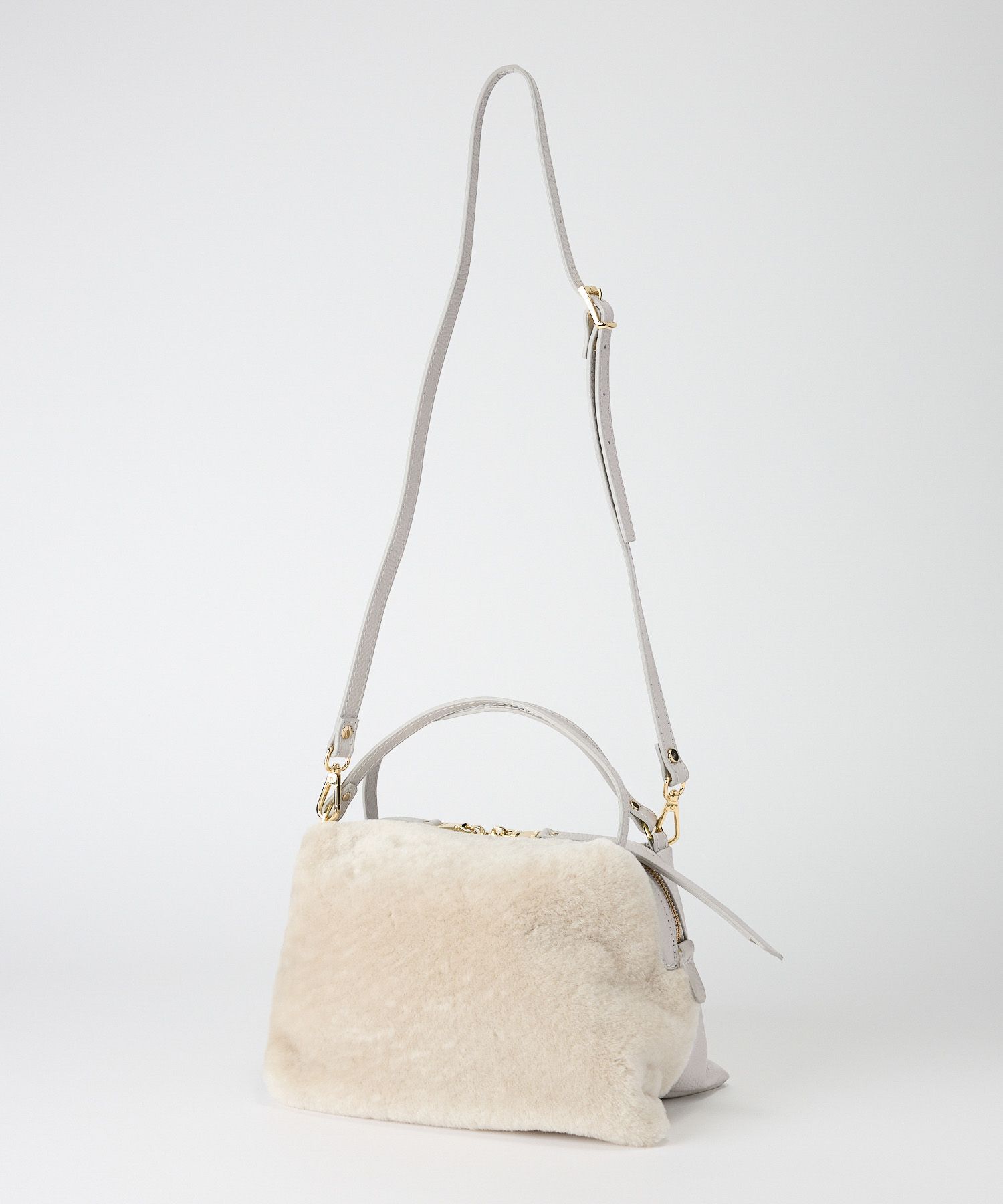  「【RIPANI】ムートンレザーBAG」|ハンドバッグ|