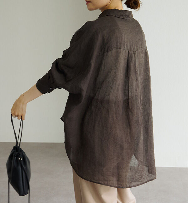  「【新色登場！/リバイバル】ラミーオーバーシャツブラウス」|シャツ・ブラウス|