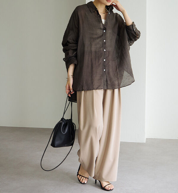  「【新色登場！/リバイバル】ラミーオーバーシャツブラウス」|シャツ・ブラウス|