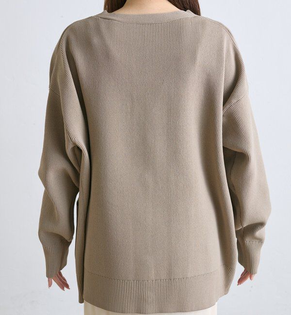  「【WEB限定/Du noir】スポンディッシュBIGVネックカーディガン」|カーディガン|