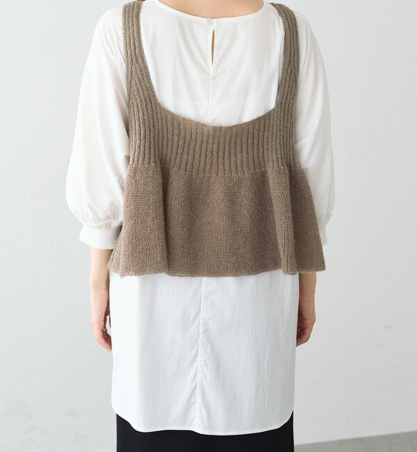  「【25AW新色展開/リバイバル】ニットフレアビスチェ」|ニット・セーター|