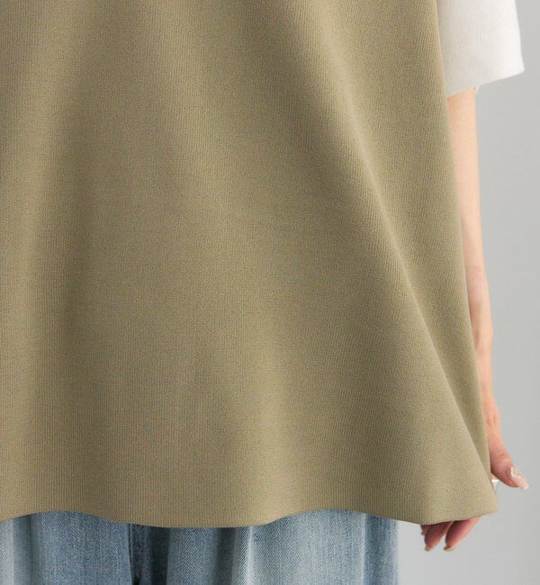  「スポンディッシュVネックニットベスト」|ニット・セーター|