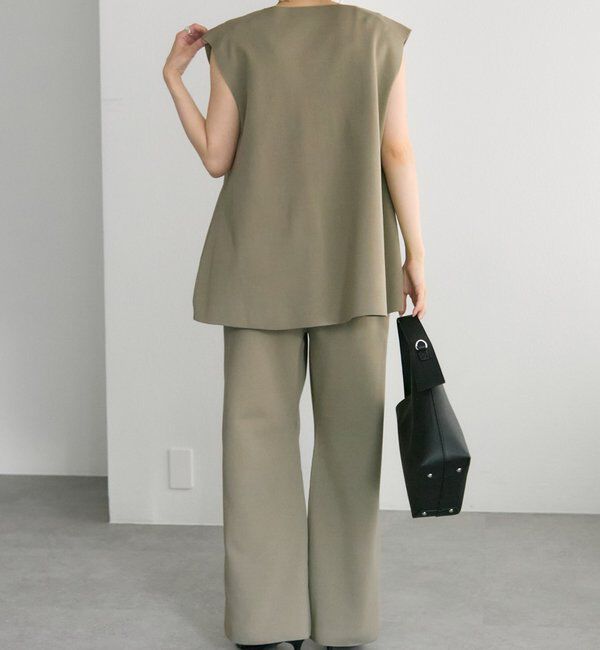  「スポンディッシュVネックニットベスト」|ニット・セーター|