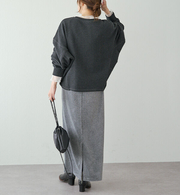  「サイドリブスウェットプルオーバー」|プルオーバー|