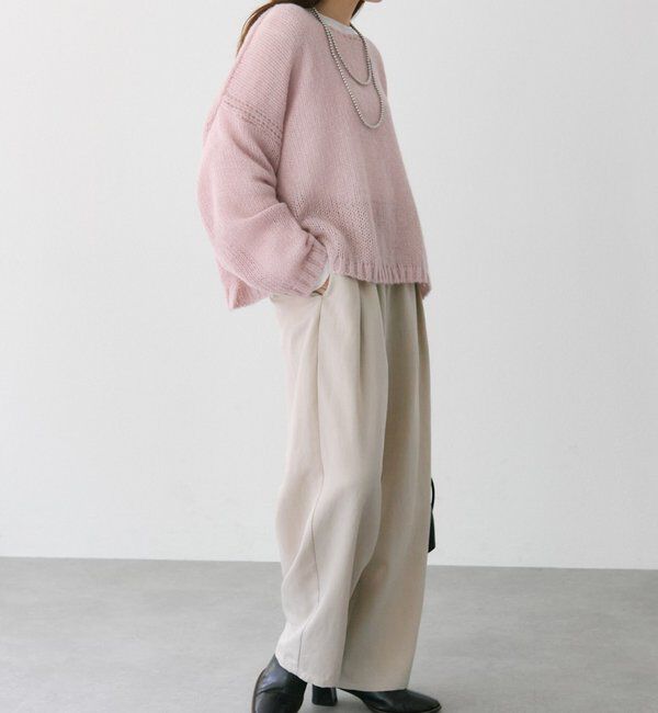  「3Gドロップ天竺ニットプルオーバー」|プルオーバー|