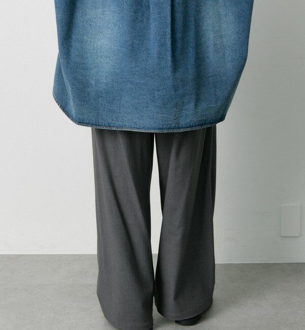  「ウール混ウエストゴムツータックパンツ」|その他|