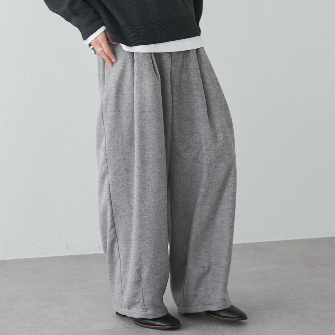  「ウール混バルーンスラックスパンツ」|その他|