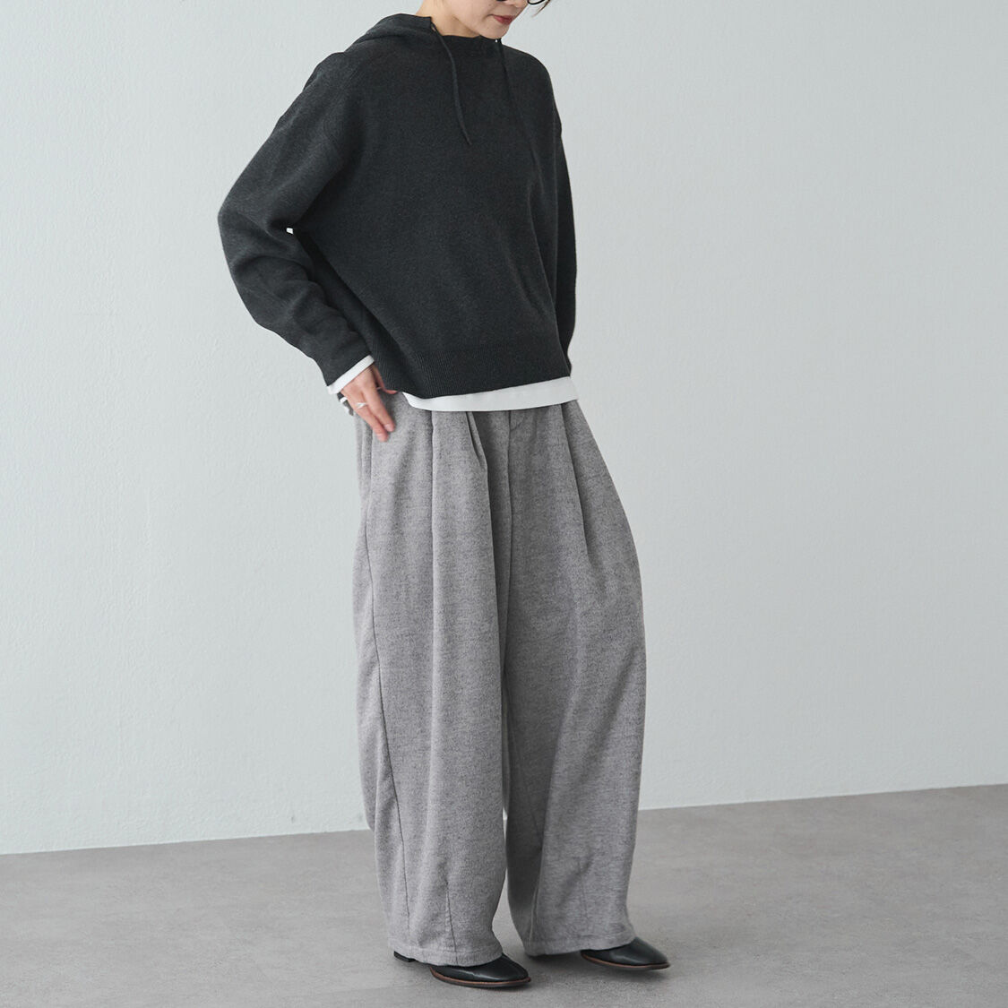  「ウール混バルーンスラックスパンツ」|その他|