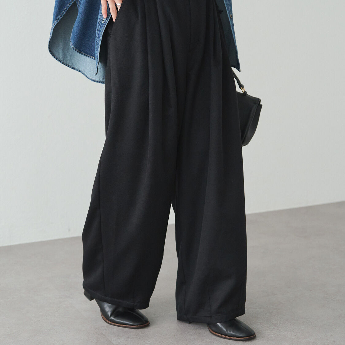  「ウール混バルーンスラックスパンツ」|その他|