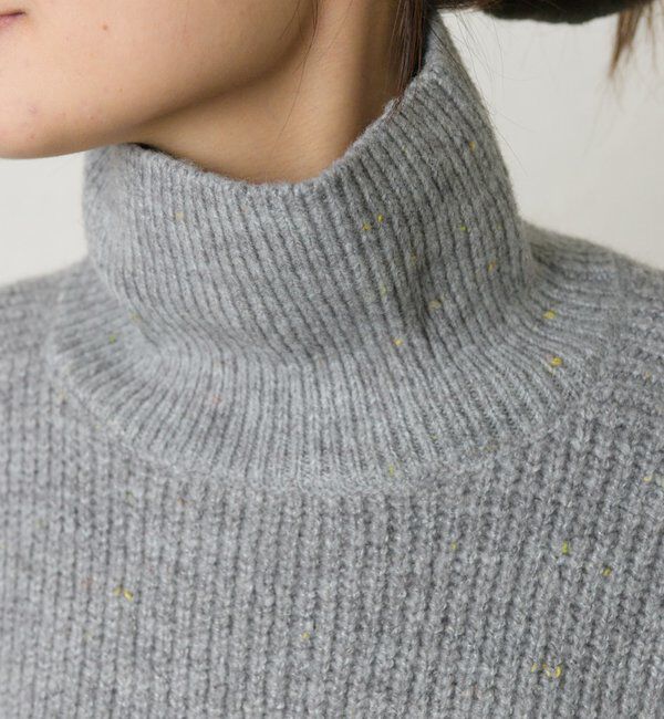  「ネップハイネックニットプルオーバー」|キャミソール|