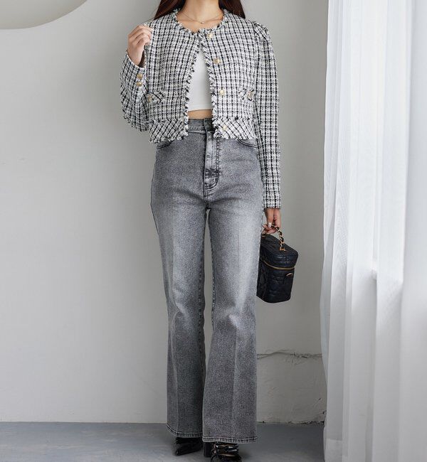  「【WEB限定】ストレッチ美脚デニムパンツ」|その他|