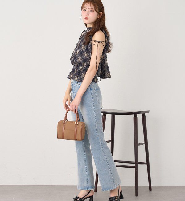  「【WEB限定】ストレッチ美脚デニムパンツ」|その他|