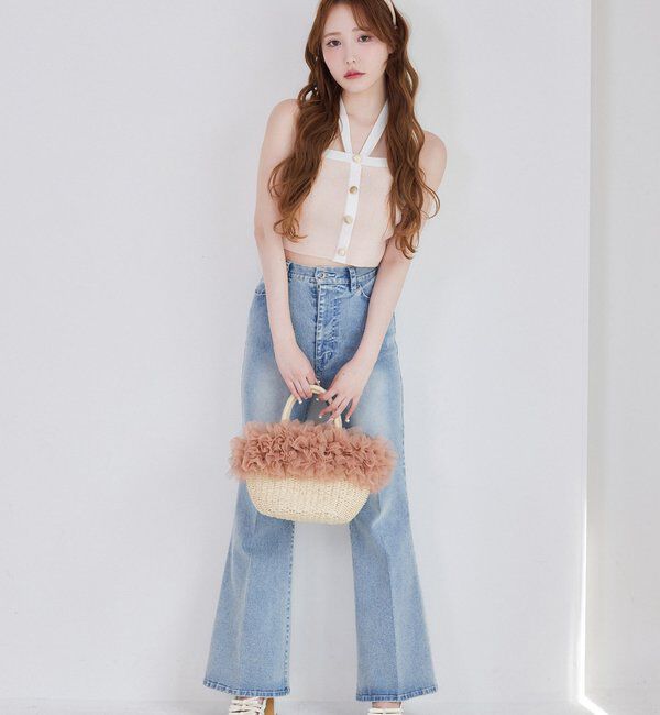  「【WEB限定】ストレッチ美脚デニムパンツ」|その他|