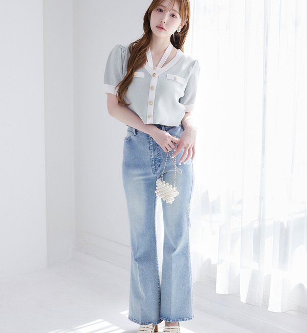  「【WEB限定】ストレッチ美脚デニムパンツ」|その他|