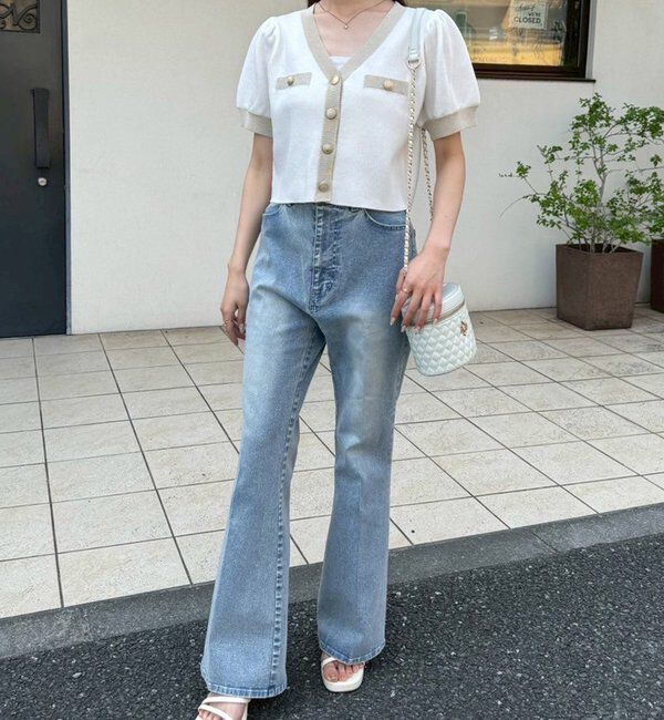  「【WEB限定】ストレッチ美脚デニムパンツ」|その他|