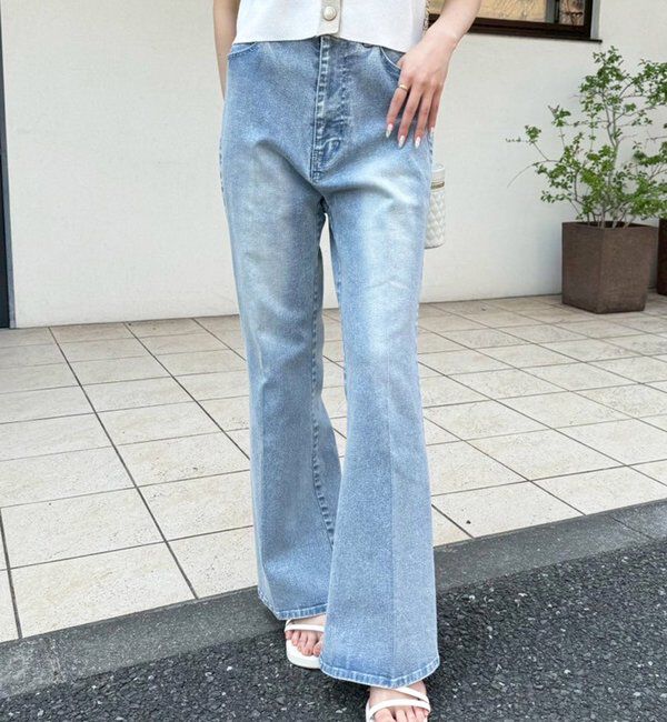  「【WEB限定】ストレッチ美脚デニムパンツ」|その他|