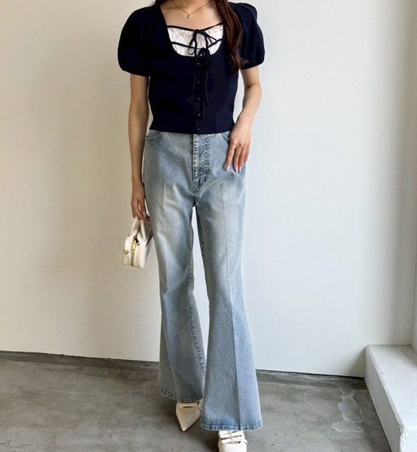  「【WEB限定】ストレッチ美脚デニムパンツ」|その他|