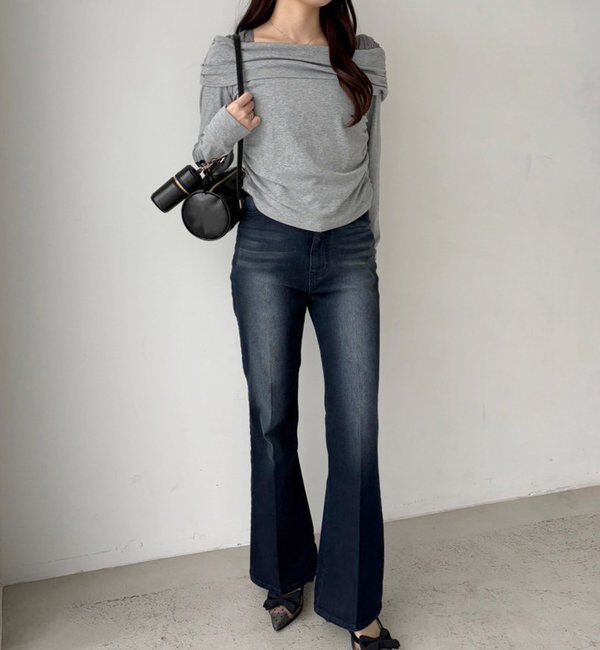  「【WEB限定】ストレッチ美脚デニムパンツ」|その他|