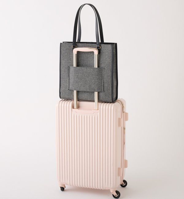  「【LouLoumei】ハートチャーム付きトートバッグ／推し活にも／自立可能」|トートバッグ|