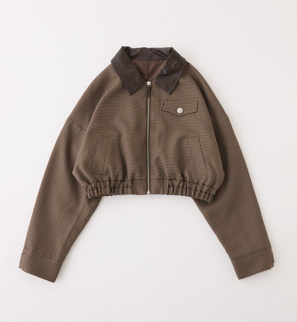  「配色衿バーンジャケット」|ダウンベスト・ベスト|