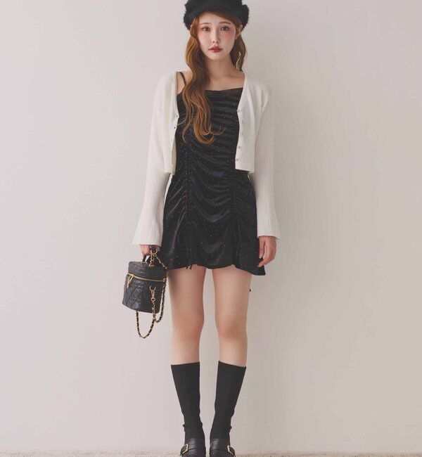  「レース付きドロストチュニック」|ワンピース|