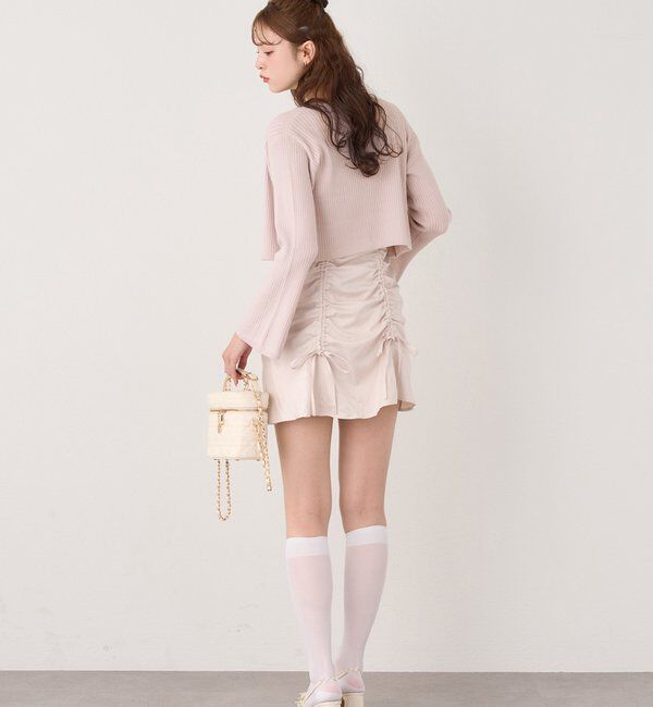  「レース付きドロストチュニック」|ワンピース|