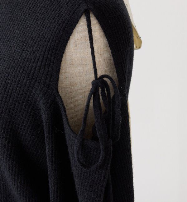  「肩あき配色ニット」|ニット・セーター|