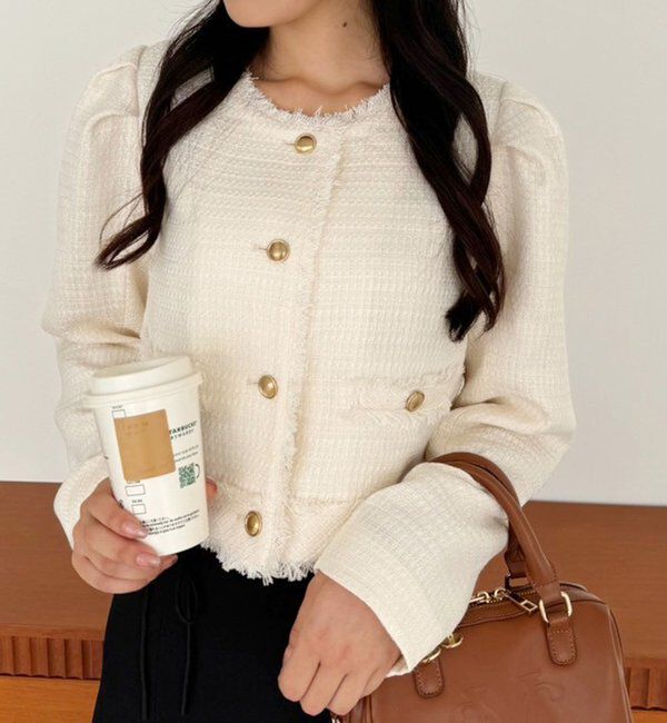  「【リバイバル】ツイードジャケット/WEB限定」|ダッフルコート|