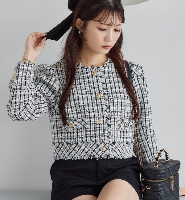  「【リバイバル】ツイードジャケット/WEB限定」|ダッフルコート|