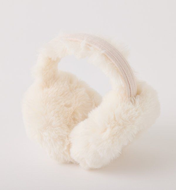  「刺繍入りフェイクムートンイヤーマフ」|その他|