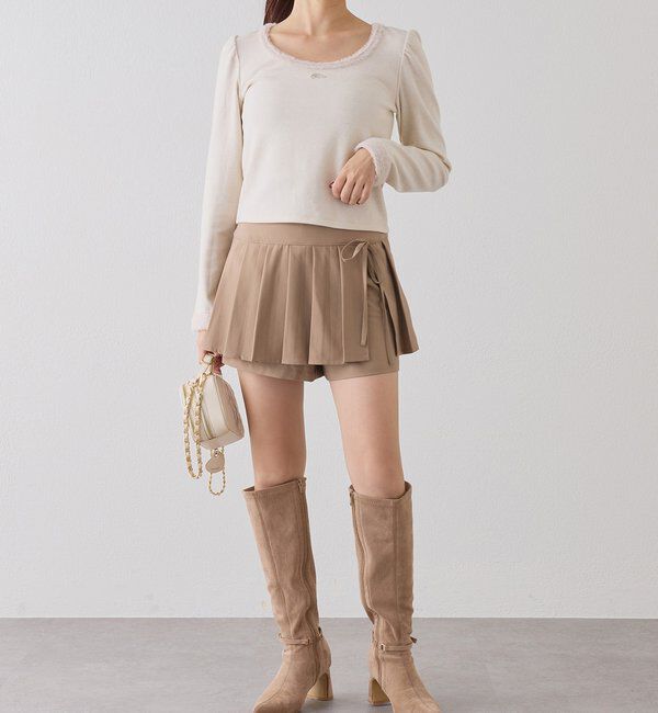  「プリーツミニスカパン」|スカート|