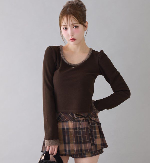  「プリーツミニスカパン」|スカート|