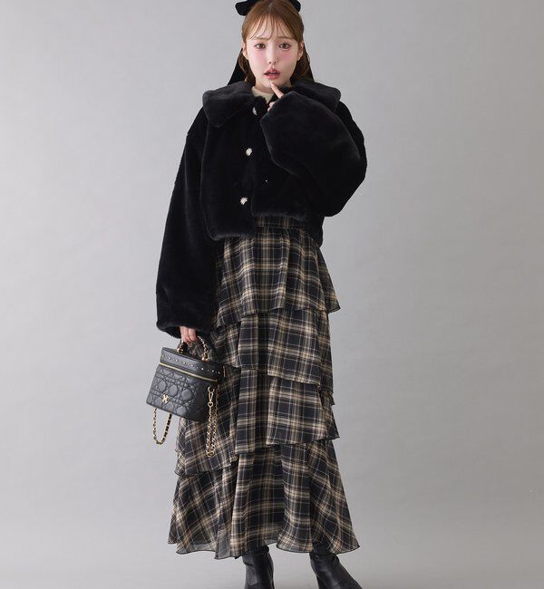  「ティアードロングスカート」|スカート|