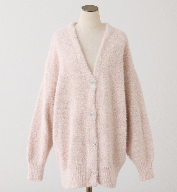  「ベロアモールカーデ」|ニット・セーター|