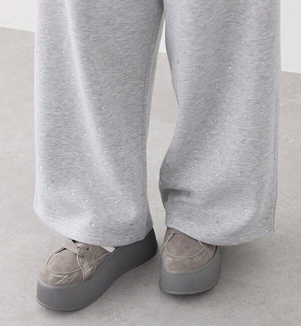  「【セットアップ可能】ビジューカットパンツ」|その他|