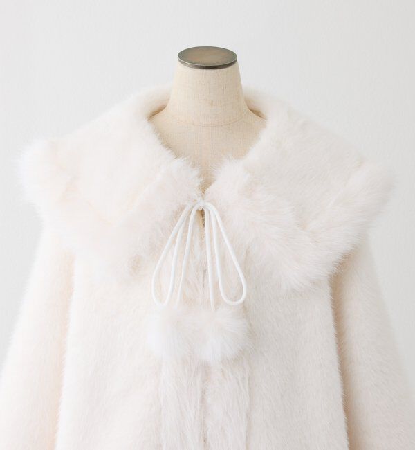  「衿つきファーミドルコート」|その他|