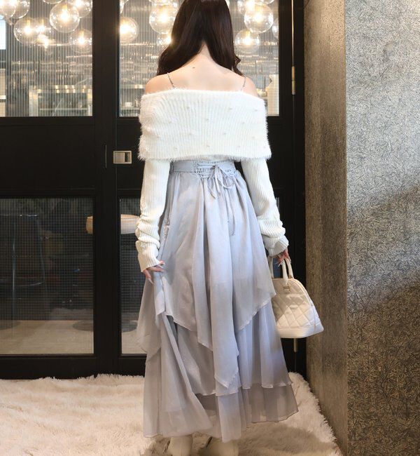  「ティアードロングスカート」|スカート|