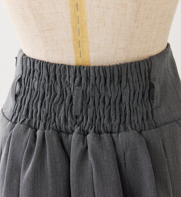  「ベルト付きレイヤードプリーツミニスカート」|スカート|