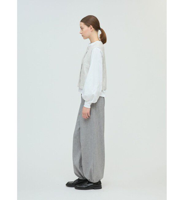 mizuiro ind「mizuiro ind ブークレクルーネックベスト」|ベスト・ジレ|